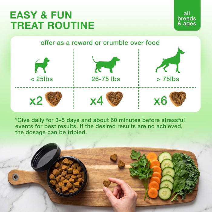 Kinpur Hemp Calming Soft Chews for Dogs, Beef, 110 Count