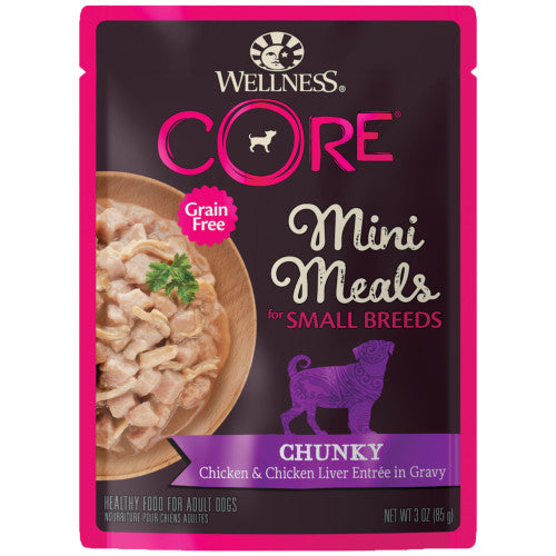 Wellness CORE Mini Meals Chicken — 3-oz, case of 12; Case of 12 × 3-oz containers