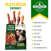 Beloved Pets Triple Flavor Rawhide Dog Chew Sticks, 10.6 oz