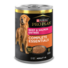 Purina Pro Plan Adult Complete Essentials Grain Free Beef & Salmon Entrée Classic Wet Dog Food — 13 oz — case of 12