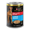Purina Pro Plan Adult Large Breed Beef & Rice Entrée In Gravy Wet Dog Food — 13 oz — case of 12
