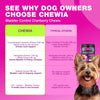 Chewia Cranberry Bladder Control Soft Chews for Dogs, Duck Flavor, 180 Count