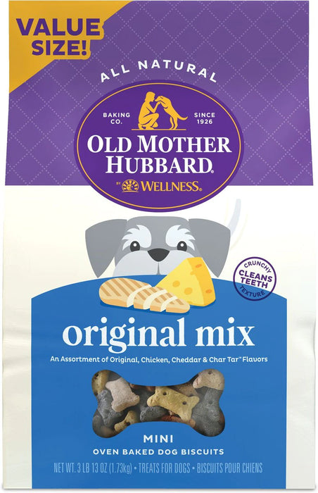 Old Mother Hubbard by Wellness Classic Original Mix Natural Mini Oven-Baked Biscuits Dog Treats