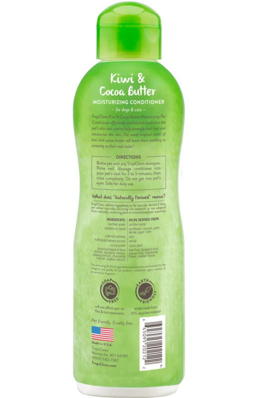TropiClean Vanilla Bean Hydrate & Shine Pet Conditioner
