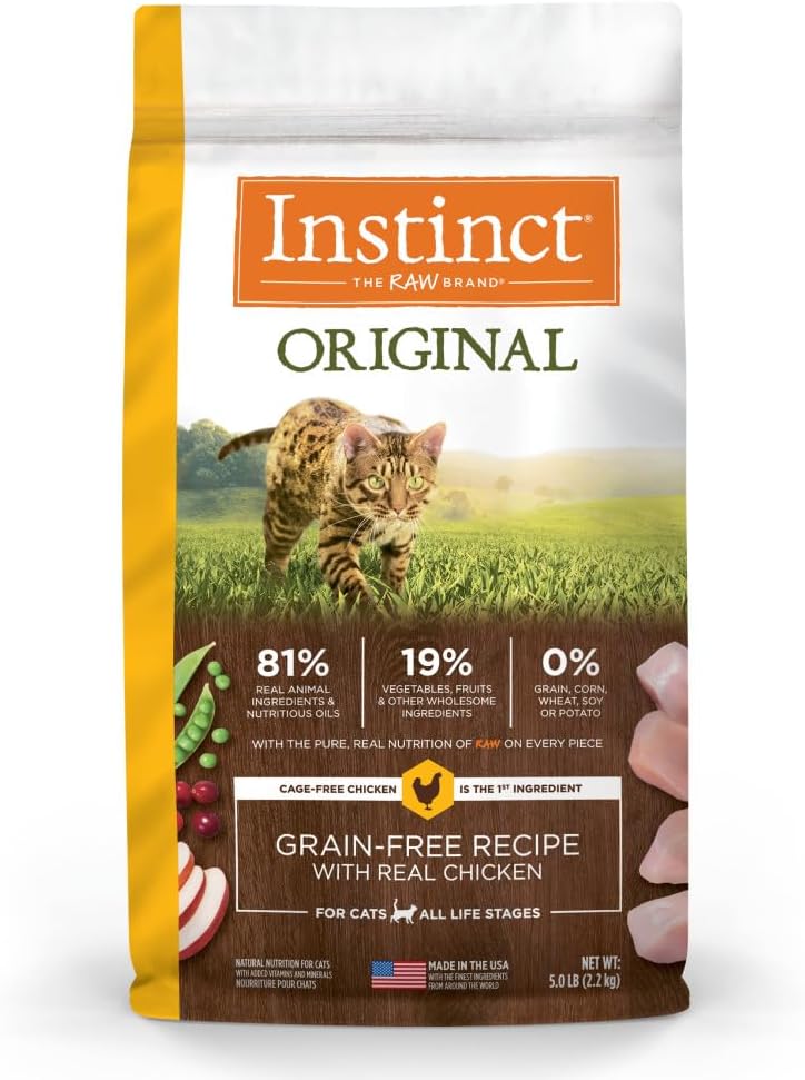 Instinct Original Real Chicken Recipe Grain-Free Dry Cat Food