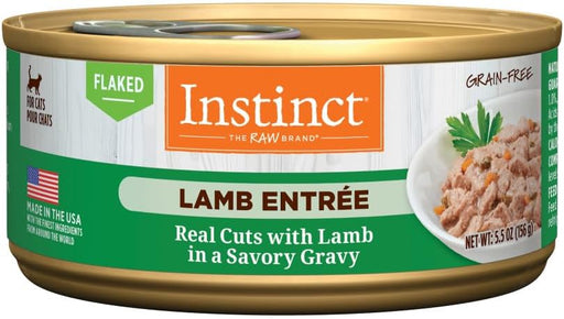 Instinct Lamb Entree Grain-Free Flaked Wet Cat Food