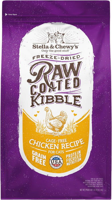 Stella & Chewy's Chicken Flavored Raw Coated Cage Free Dry Cat Food