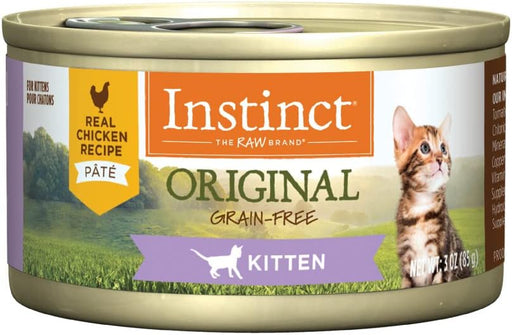 Instinct Original Real Chicken Recipe Grain-Free Pate Kitten Wet Cat Food