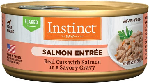 Instinct Salmon Entree Grain-Free Flaked Wet Cat Food