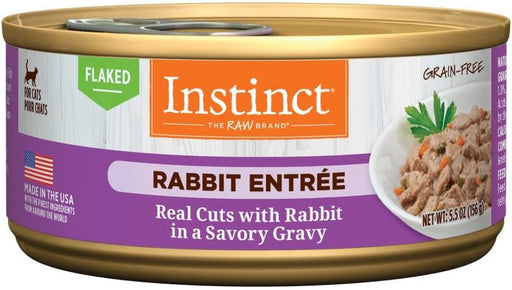 Instinct Rabbit Entree Grain-Free Flaked Wet Cat Food