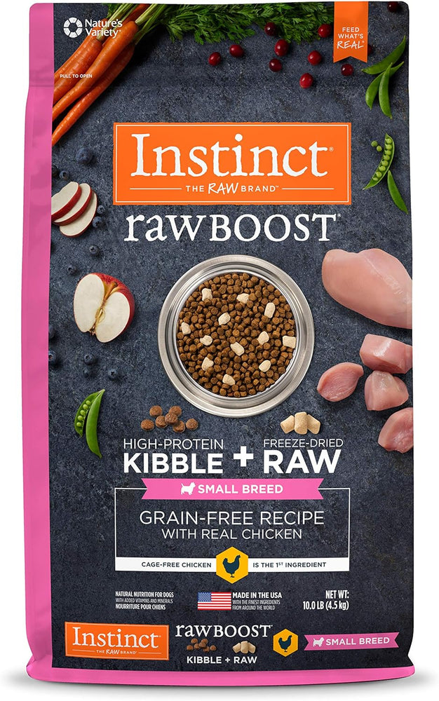 Instinct Raw Boost Small Breed Adult Grain-Free Real Chicken Recipe Dry Dog Food