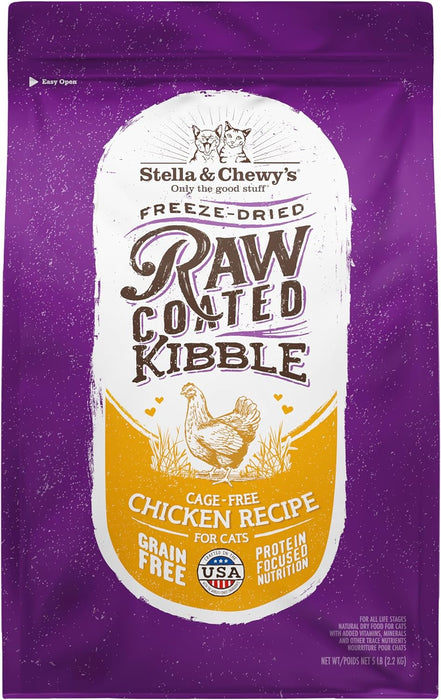 Stella & Chewy's Chicken Flavored Raw Coated Cage Free Dry Cat Food