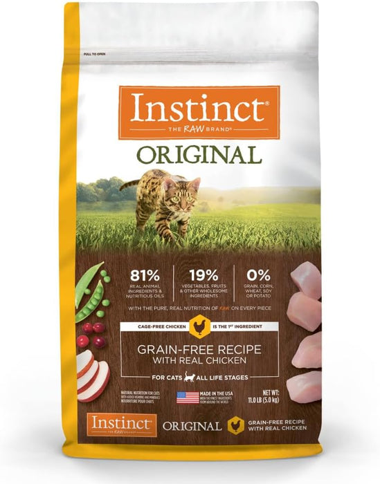 Instinct Original Real Chicken Recipe Grain-Free Dry Cat Food