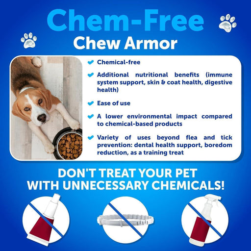Artullano Flea & Tick Soft Chews for Dogs, Duck Flavor, 2-Pack, 240 Total
