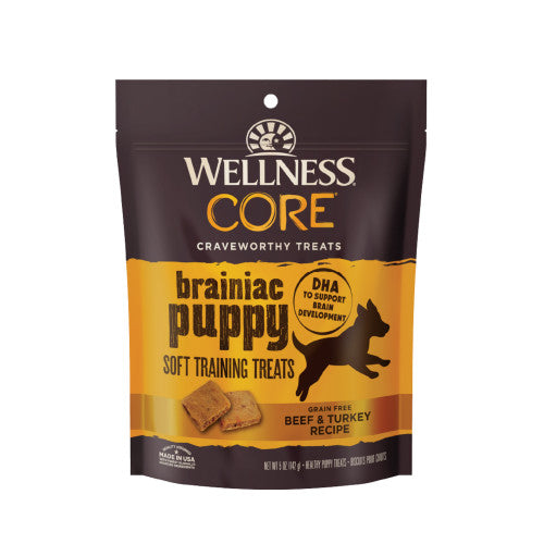 Wellness CORE Brainiac Puppy Beef & Turkey — 5-oz package; One 5-oz retail package