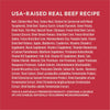 Instinct PeakBoost+ Kibble Real Beef Recipe dog 3.5 lb. ingredients, nutrition and feeding label