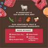 Instinct PeakBoost+ Kibble Real Beef Recipe dog 3.5 lb. product benefits and recipe information
