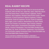 Instinct Original Kibble Real Rabbit Recipe cat 4.5 lb. ingredients, nutrition and feeding label