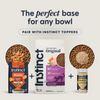 Instinct Original Kibble Real Rabbit Recipe cat 4.5 lb. product benefits and recipe information