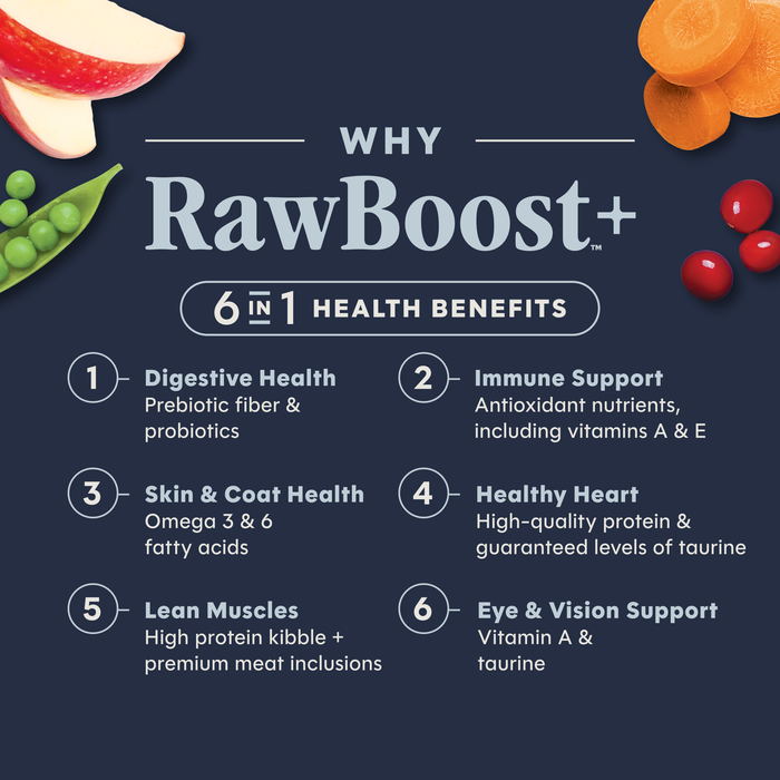 Instinct Raw Boost Kibble Real Chicken Recipe cat 5 lb. product benefits and recipe information