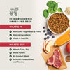 Instinct BeNatural Kibble Real Beef & Barley Recipe dog 25 lb. product benefits and recipe information
