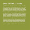 Instinct BeNatural Kibble Real Lamb & Oatmeal Recipe dog 24 lb. ingredients, nutrition and feeding label