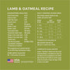 Instinct RawBoost+ Whole Grain Kibble Real Lamb & Oatmeal Recipe dog  ingredients, nutrition and feeding label