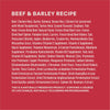 Instinct RawBoost+ Whole Grain Kibble Real Beef & Barley Recipe dog 20 lb. ingredients, nutrition and feeding label