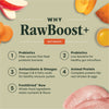 Instinct RawBoost+ Whole Grain Kibble Gut Health Recipe dog 18 lb. product benefits and recipe information