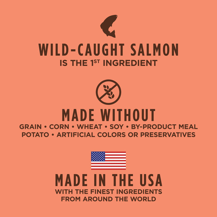 Instinct Original Kibble Real Salmon Recipe dog 20 lb. product benefits and recipe information