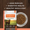 Instinct Original Kibble Real Salmon Recipe dog 20 lb. product benefits and recipe information