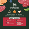 Instinct RawBoost+ Kibble for Small Breed Dogs Real Beef Recipe dog 10 lb. product benefits and recipe information