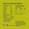 Instinct Raw Boost Kibble Healthy Weight Recipe cat 10 lb. ingredients, nutrition and feeding label
