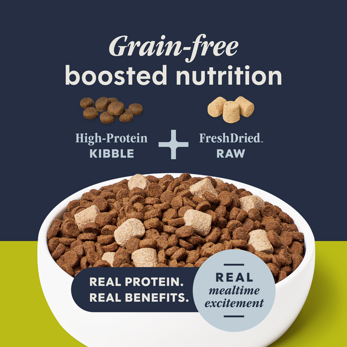 Instinct Raw Boost Kibble Healthy Weight Recipe cat 10 lb. product benefits and recipe information