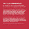 Instinct RawBoost+ Kibble Real Beef Recipe dog 10 lb. ingredients, nutrition and feeding label