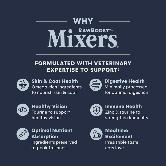 Instinct RawBoost+ Mixers Multivitamin Recipe cat  product benefits and recipe information