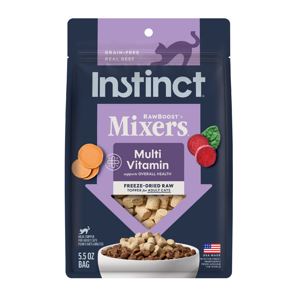 Instinct RawBoost+ Mixers Multivitamin Recipe cat 5.5 oz. front package