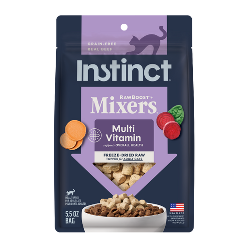Instinct RawBoost+ Mixers Multivitamin Recipe cat 5.5 oz. front package