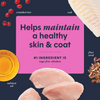 Instinct RawBoost+ Mixers Skin & Coat Health Recipe cat  product benefits and recipe information