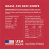 Instinct RawBoost+ Mixers Grass-Fed Beef Recipe dog  ingredients, nutrition and feeding label