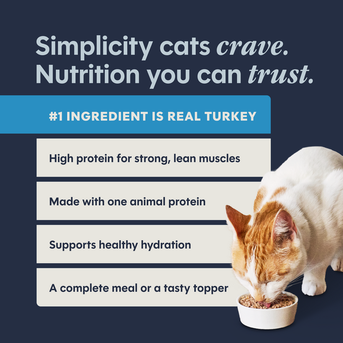 Instinct Limited Ingredient Diet Patés Real Turkey Recipe cat 3 oz. product benefits and recipe information