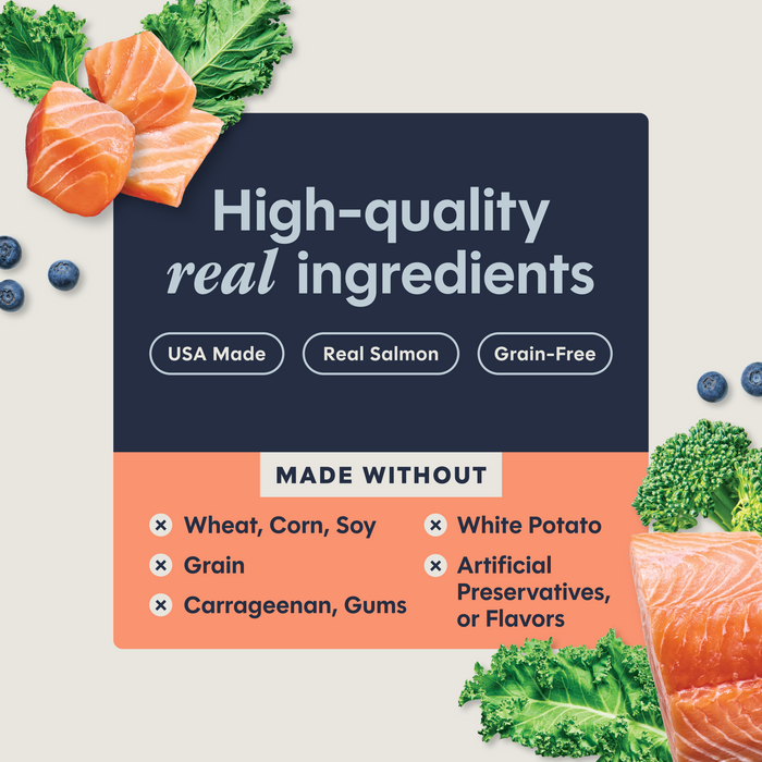 Instinct Original Patés Real Salmon Recipe cat 3 oz. product benefits and recipe information
