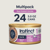 Instinct Limited Ingredient Diet Patés Real Rabbit Recipe cat 3 oz. product benefits and recipe information