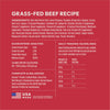 Instinct Freshly Crafted Meals Grass-Fed Beef Recipe dog 11 oz. ingredients, nutrition and feeding label