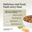Instinct Freshly Crafted Meals Grass-Fed Beef Recipe dog 11 oz. product benefits and recipe information