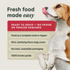 Instinct Freshly Crafted Meals Grass-Fed Beef Recipe dog 11 oz. product benefits and recipe information