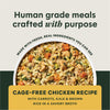 Instinct Freshly Crafted Meals Cage-Free Chicken Recipe dog 11 oz. product benefits and recipe information