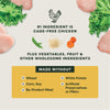 Instinct Freshly Crafted Meals Cage-Free Chicken Recipe dog 11 oz. product benefits and recipe information
