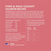 Instinct Freshly Crafted Meals Pork & Wild-Caught Salmon Recipe dog 11 oz. ingredients, nutrition and feeding label