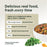 Instinct Freshly Crafted Meals Pork & Wild-Caught Salmon Recipe dog 11 oz. product benefits and recipe information